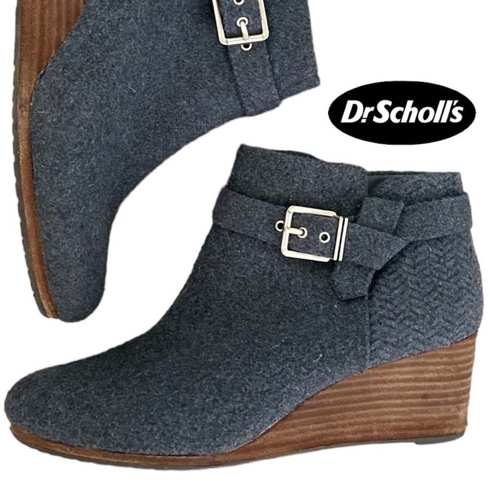 Dr. Scholl Foam Technology Darcy Wedge Booties women’s sz 8